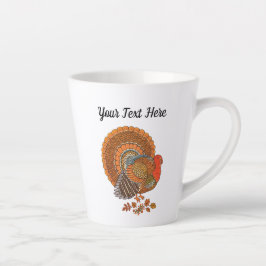 Male Turkey Svan Spread Autumn Färgad Feathers