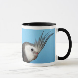 Male Whiteface Cockatiel Mugg