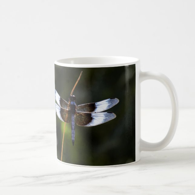 Male Widow Skimmer Dragonfly Kaffemugg (Höger)