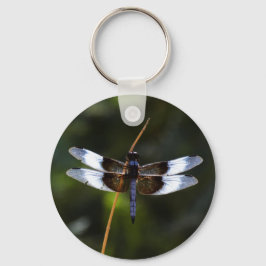 Male Widow Skimmer Dragonfly Nyckelring