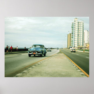 Malecón (1) 28 tum x 20 tum Poster (Glossy)