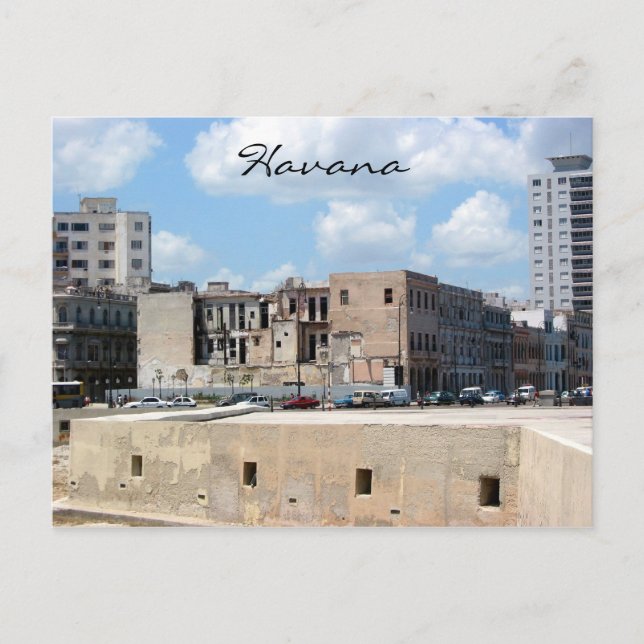 malecon habana-vy vykort (Framsida)