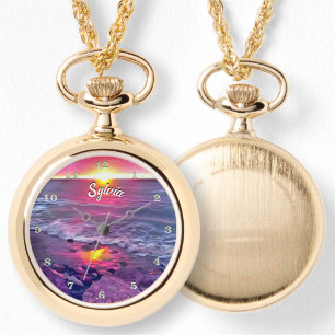 Malecon Sunset 0911 Necklace Watch Armbandsur