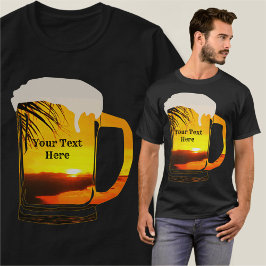 Malecon Sunset & Kall Beer 2441 T Shirt