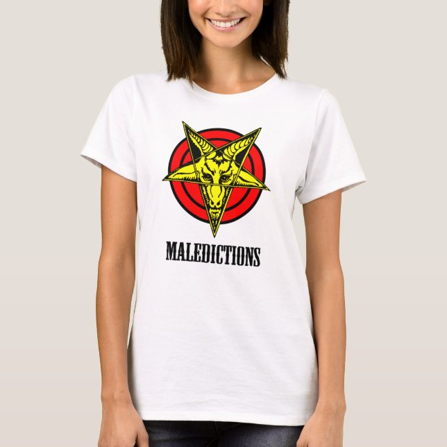 Maledications Women's White T-Shirt (Framsida)