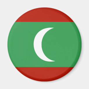 Maledives högkvalitativ flagga magnet