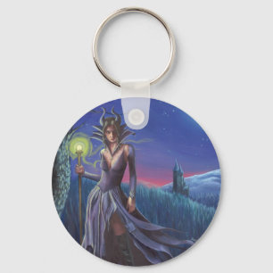 Maleficent Keychain Maleficent konst Nyckelring
