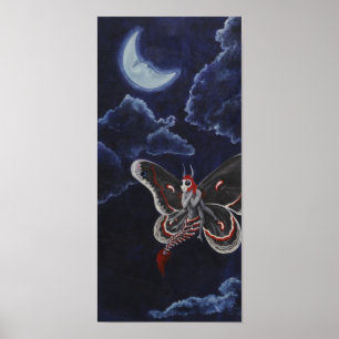 Malen älskar den finstiltt månen poster