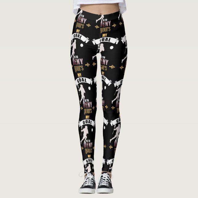 Målen är att förneka din lacrosse leggings (Framsida)