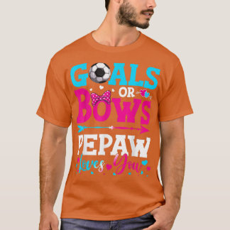 Målen eller bows Funny Pepaw Kärlek You Gender Rev T Shirt