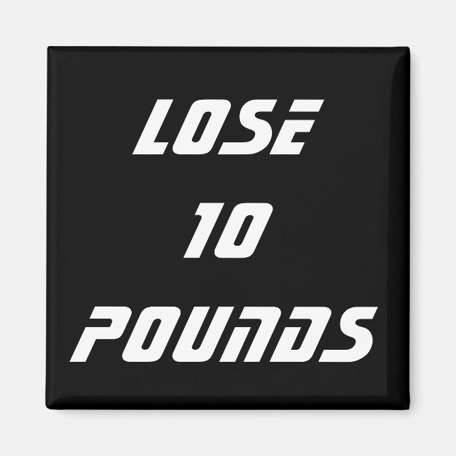 Målen för kost och hälsa magnet (Framsidan)