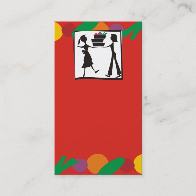 målenhetsmatlagning klassificerar den kulinariska visitkort (Framsida)