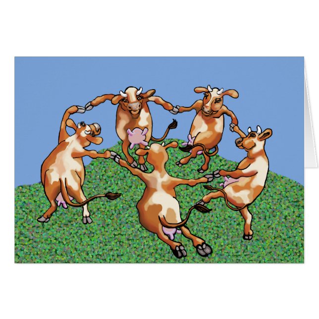 Maleny milkshake hälsningskort (Framsidan Horizontal)