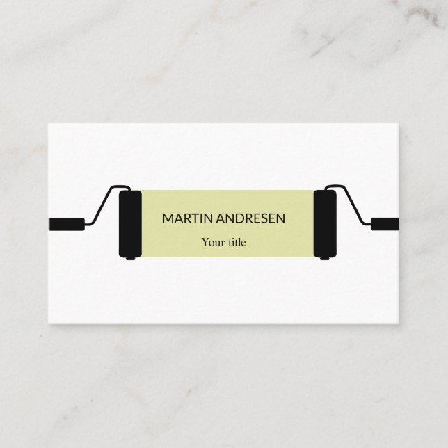 Maler Künstler Visitkort (Framsida)