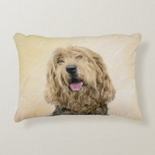Måleri av Otterhound - Söt originell hundkonst Prydnadskudde