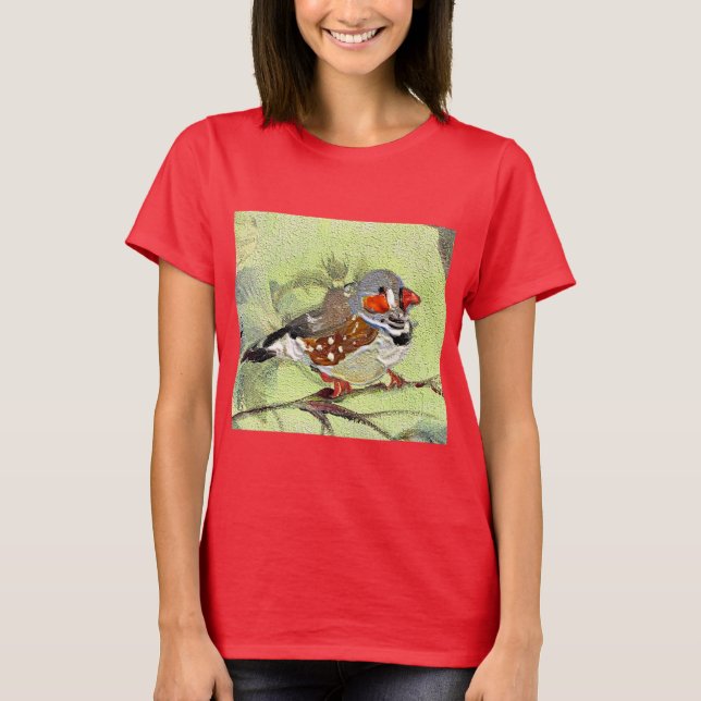 Måleri, fågel och natur t shirt (Framsida)