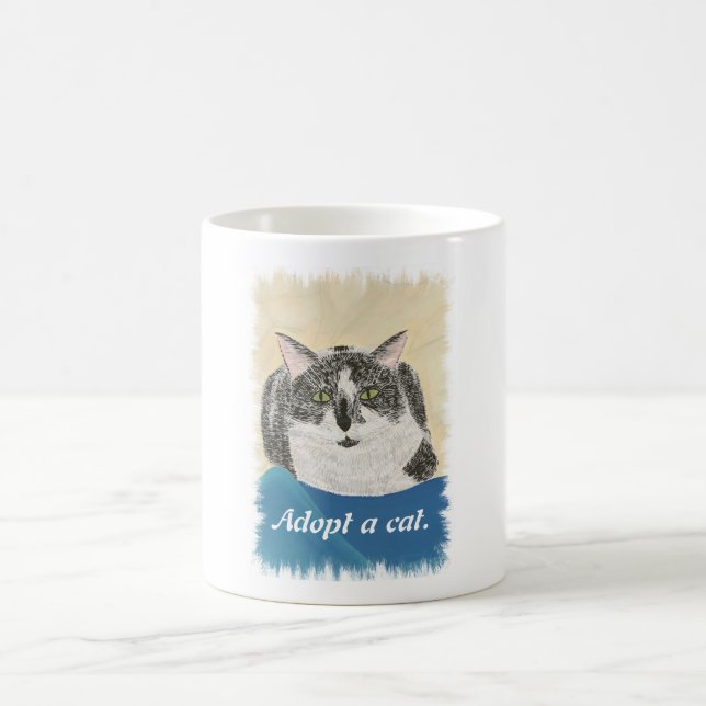 Måleri - Muggar för kampanj om att adoptera katt (Center)