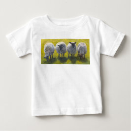 Målerisk babyfår t-shirt