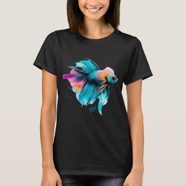 Målerisk Guldfisk T Shirt (Framsida)