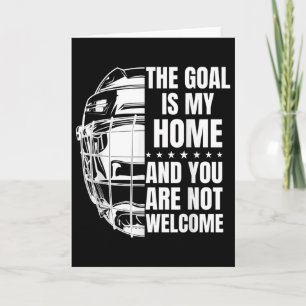 Målet Är Mitt Hem - Landhockey Målvakt _2 Kort