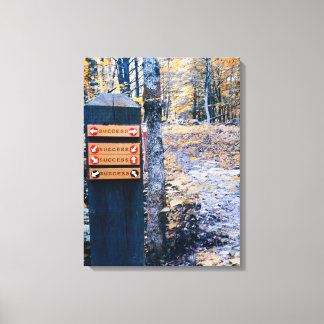 Målet lyckades canvastryck