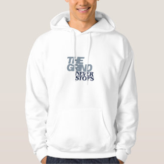 Malet Slutar Aldrig Motivations Text Hoodie