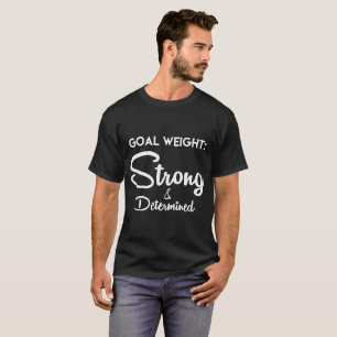 målet väger starka och beslutsamma disney t shirt