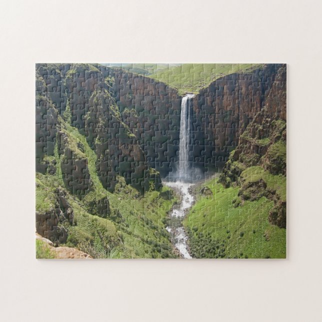 Maletsunyane vattenfall Lesotho. Pussel (Horisontell)