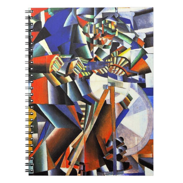 Malevich Kazimir The Knifegrinder Anteckningsbok (Framsidan)