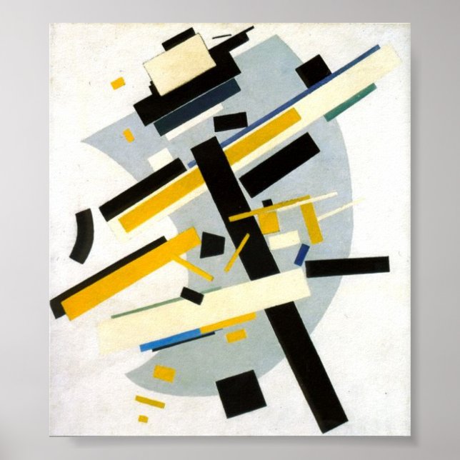 Malevich Print, Supremus No. 58, Matte Poster (Framsidan)