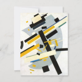 Malevich Print, Supremus No. 58, Matte Poster Vykort