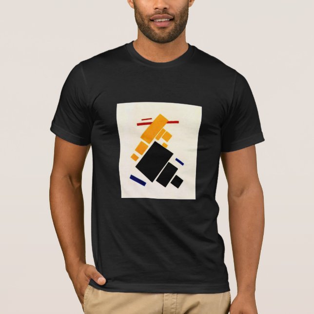 Malevich - supersmatisk sammansättning, flygplan t shirt (Framsida)