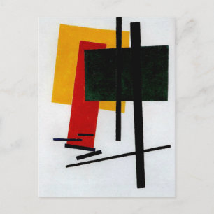 Malevich - supersmatism 1915 vykort
