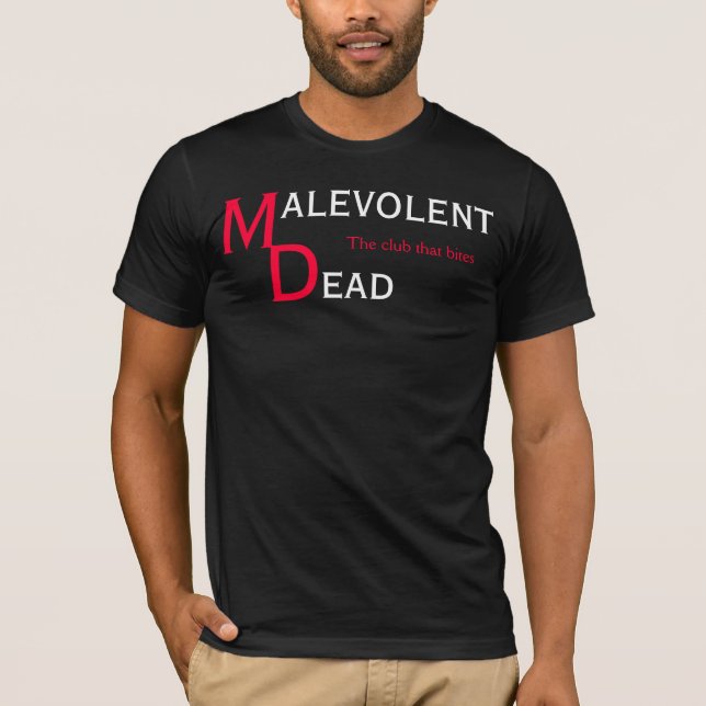 malevolent dead bemannar t-shirt (Framsida)