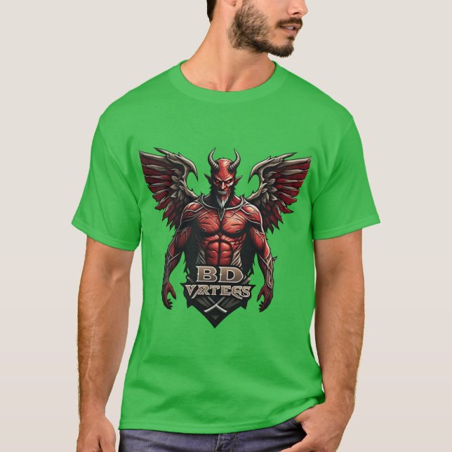 Malevolent Djävulen Angel Esport T-Shirt (Framsida)