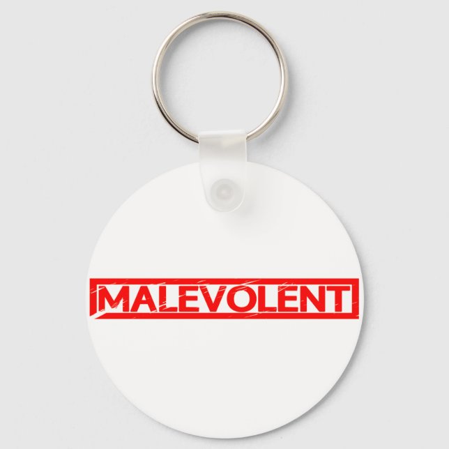Malevolent Frimärke Nyckelring (Framsida)