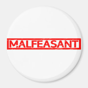 Malfeasant Frimärke Magnet