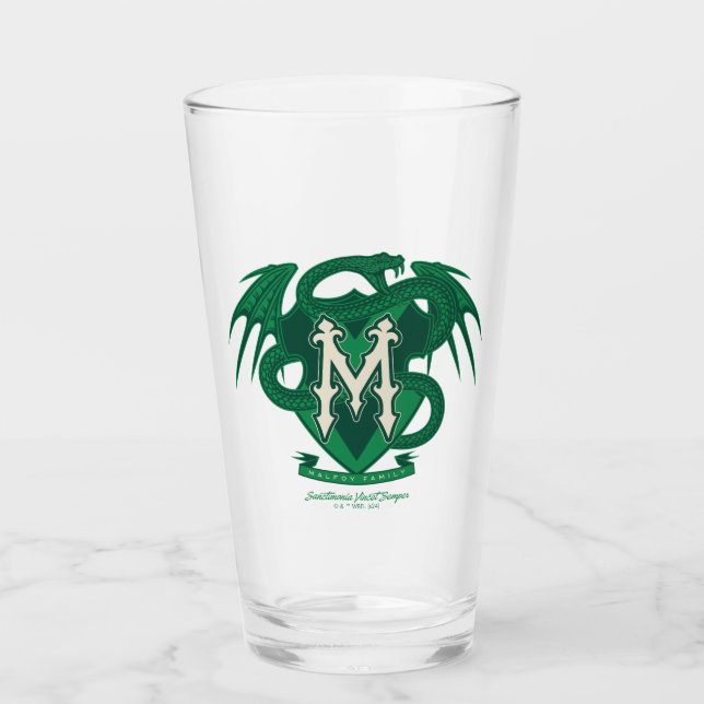 Malfoy Family Crest Graphic Glaskopp (Framsida)
