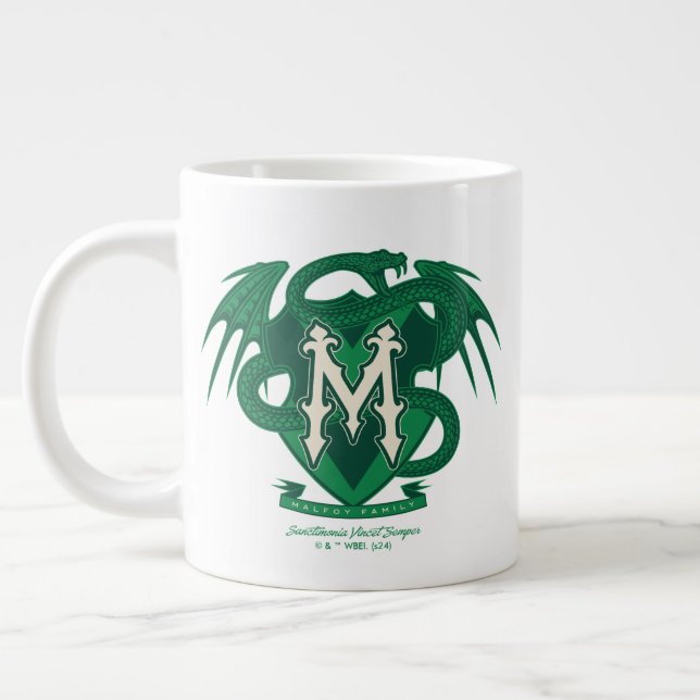 Malfoy Family Crest Graphic Jumbo Mugg (Vänster)