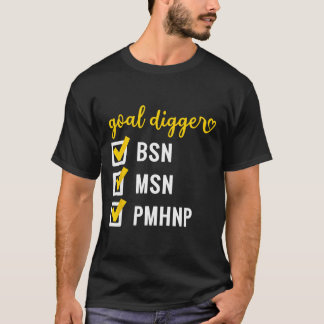 Målgrävare Bsn Msn Pmhnp Examen Checklista Motivat T Shirt