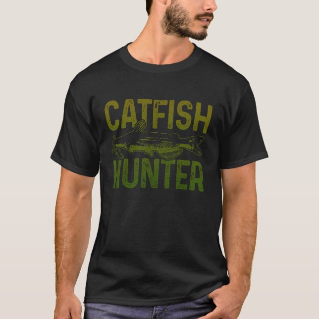 Malhavande jägare Malhavande fiskepresent T Shirt (Framsida)