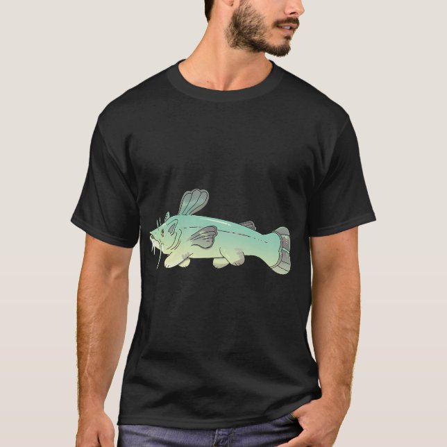 malhavskatt mal och fisk t shirt (Framsida)