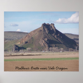 Malheur Butte Poster