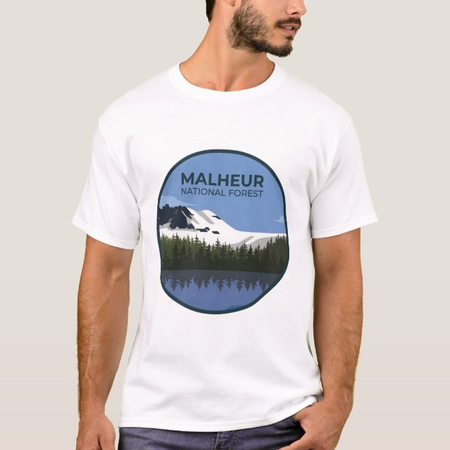 Malheur National Forest T Shirt (Framsida)