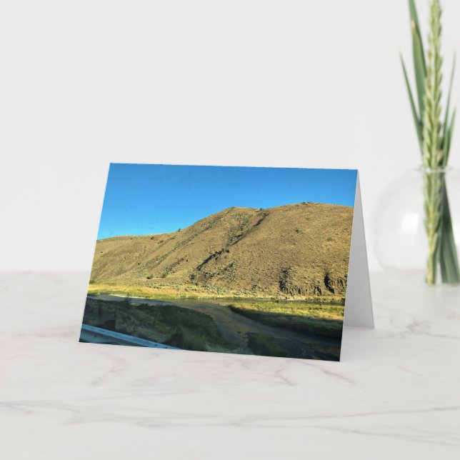 Malheur River, Oregon Kort (Framsida)