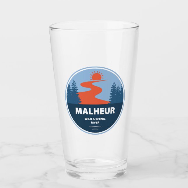Malheur-Vilden och floden Oregon Glaskopp (Framsida)
