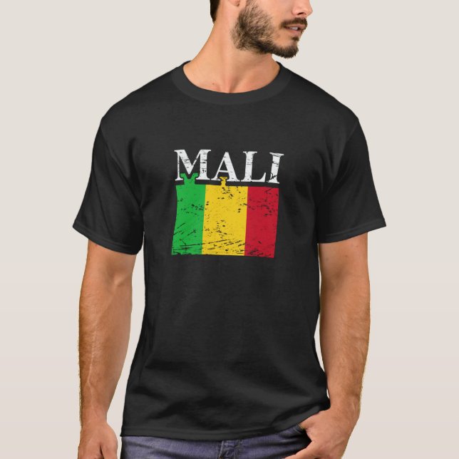 Mali African Pride and Heritage  1 T Shirt (Framsida)