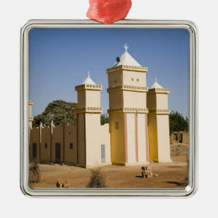 Mali, Bamako. Moské, Bamako-Djenne-vägen Julgransprydnad Metall