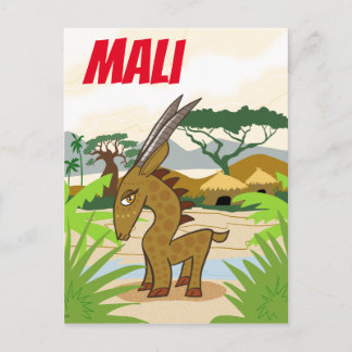 Mali chiwara vykort