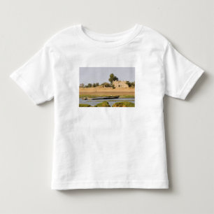 Mali, Djenne. Bani-floden nära Djenne T Shirt
